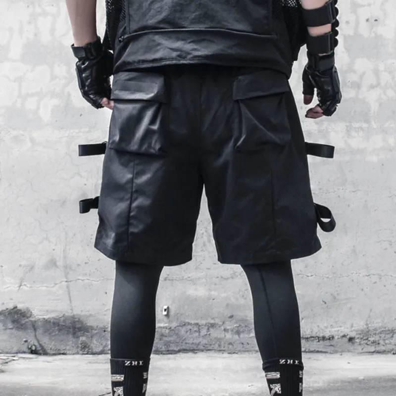 HKSH Summer New Trend Brand Dark Heavy Industry Tactical Large Pocket Design Casual Loose Strap Shorts Men\'s Tide Capris HK1637