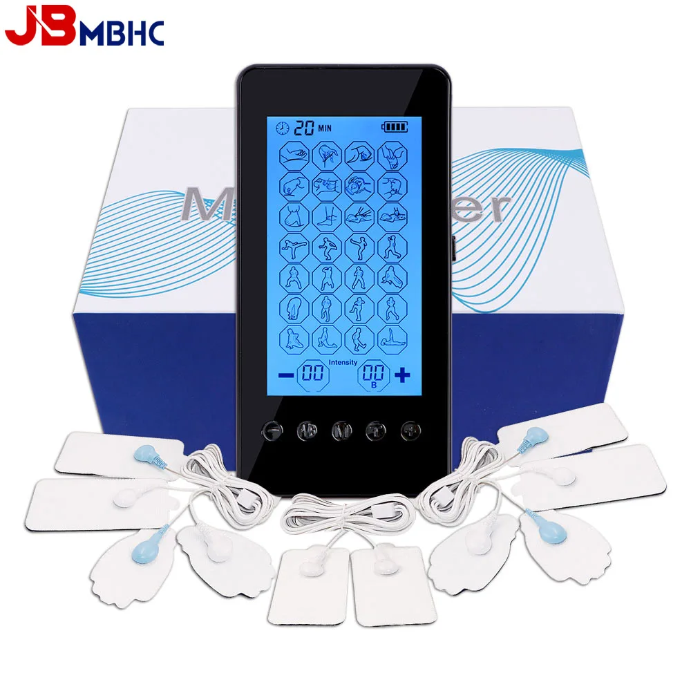 

28 Modes EMS Electric Muscle Therapy Stimulator Tens Unit Machine Meridian Physiotherapy Pulse Abdominal Prostate Body Massager