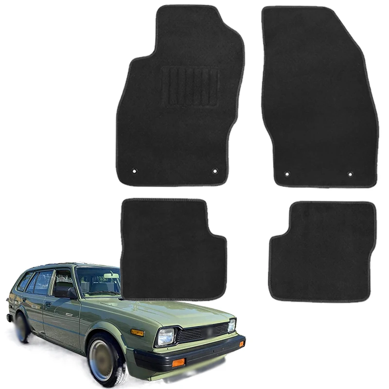 

Car Floor Mats Carpet 4PCS Full Set Car Floor Mat For Opel Corsa D Corsa E Velour Auto Foot Pads Automobile Carpet Cover Styling