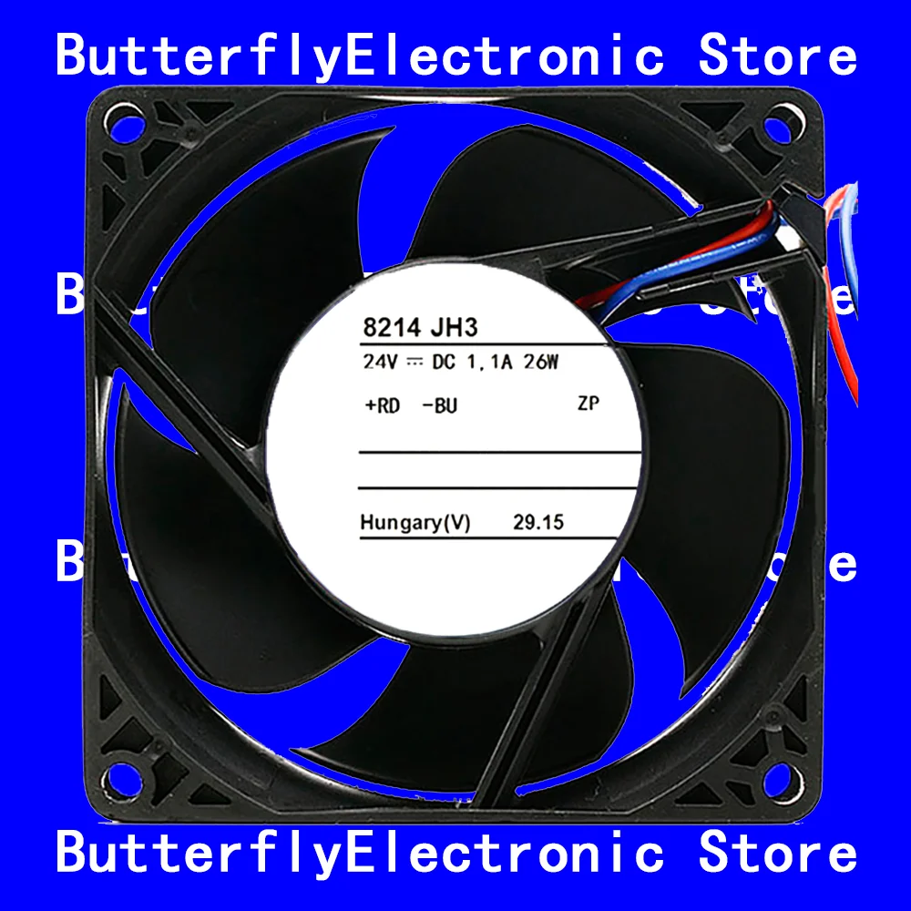 NEW ORIGINAL 8214JH3 8214 JH3 24VDC 26W 8038 80*80*38 mm COOLING FAN