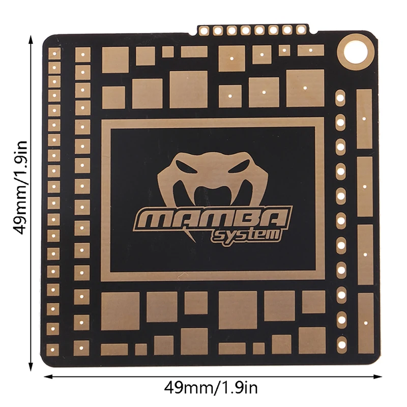 Scheda pratica di saldatura DIATONE MAMBA di alta qualità 49X49X1.6mm per principianti FPV Nuovi piloti che migliorano il livello di saldatura Parti fai da te