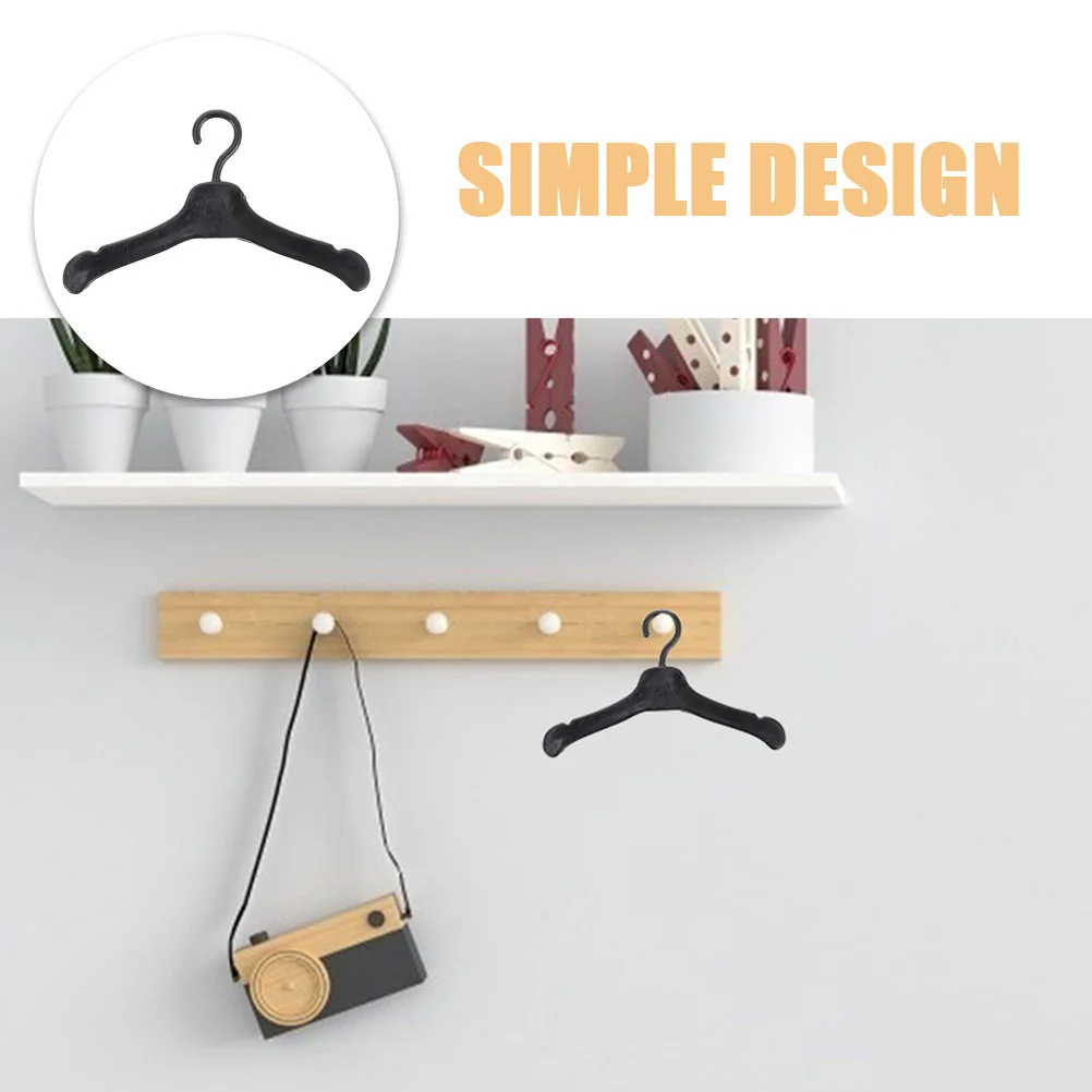 100 stuks hanger mini-hangers meisjeskleding prachtige kleine kledingrek huisbenodigdheden jas voor poppen plastic outfit