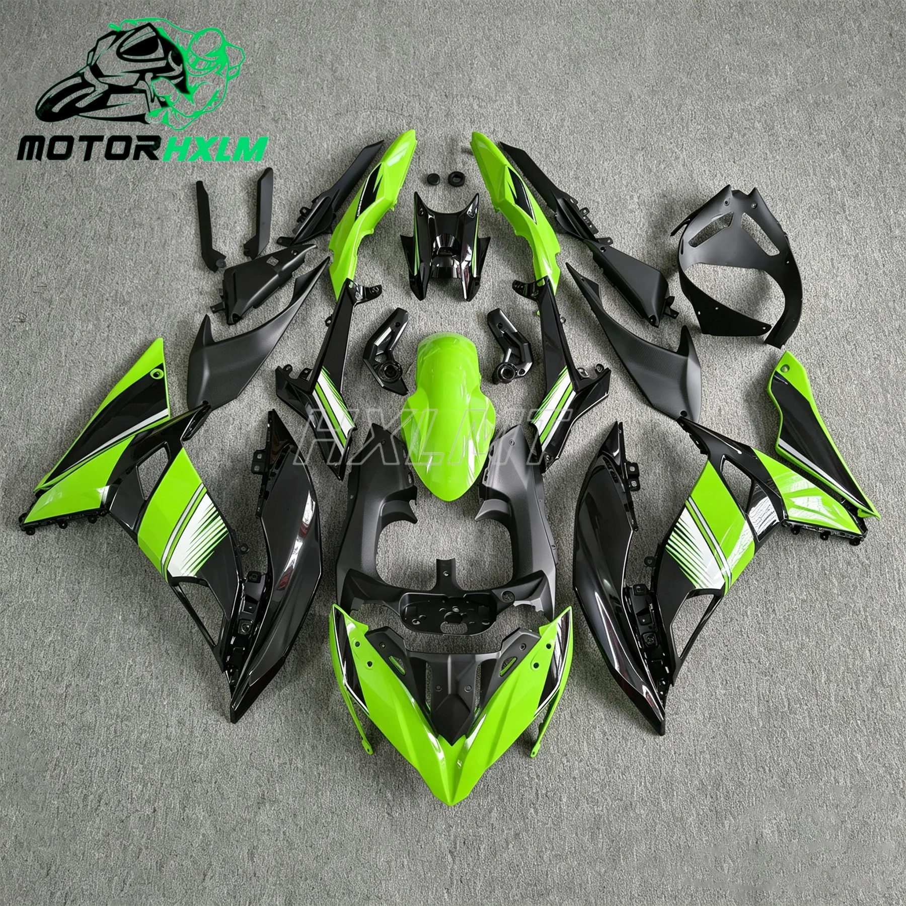 For Kawasaki NINJA 650 ER-6F 2017 2018 2019 Motorcycle Carbon Paint Fairing ABS Injection Body Decoration kit ninja650 17 18 19