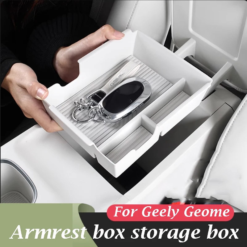 

For Geely Geome 2025 Armrest Box Storage Box Central Control Storage Interior Modification Accessories