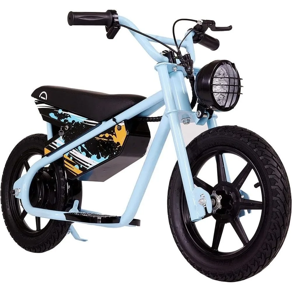 

Электрический мини-велосипед Weeler для детей, двигатель мощностью 200 Вт с 2 настройками скорости (10 миль в час и 6 миль в час), аккумулятор 24 В, 8 Ач, по индивидуальному заказу