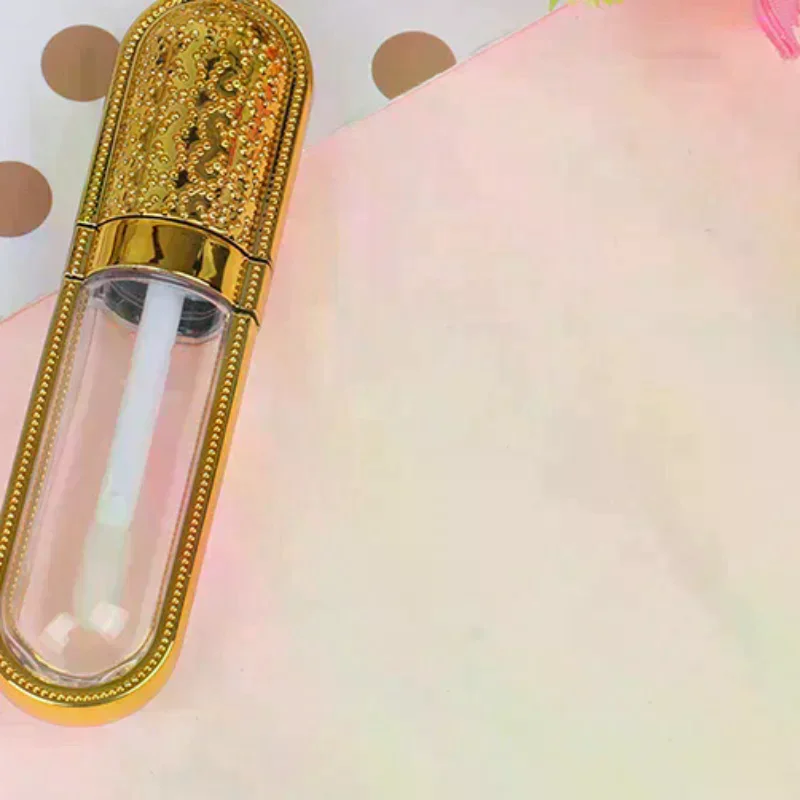 Pretty lip gloss tube lip balm bottle container refillable empty lip gloss tube