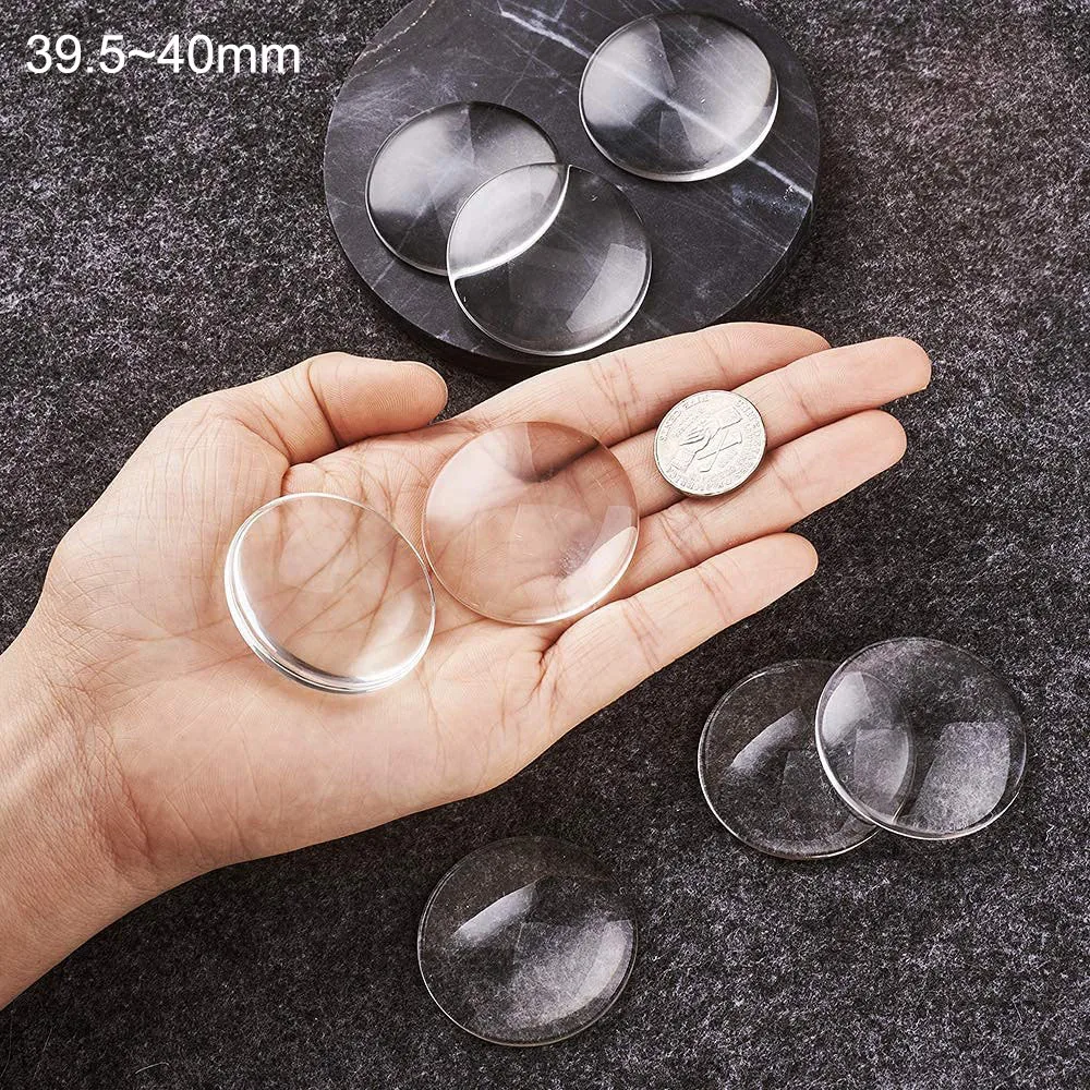 

200pcs 8mm 10mm 12mm 16mm 18mm 20mm 25mm Transparent Domed Flatback Half Round Clear Glass Cabochon for DIY Jewelry Making F60