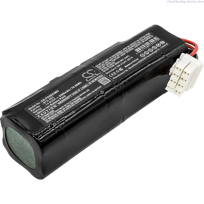 

Медицинская батарея 14,8 В, 5200 мАч/6800 мАч BTE-002, 510114040 Для Fukuda Denshi FX-8322 ЭКГ, FX-8322R, FX-8322R,FCP-8321,FCP-8453 + ИНСТРУМЕНТ