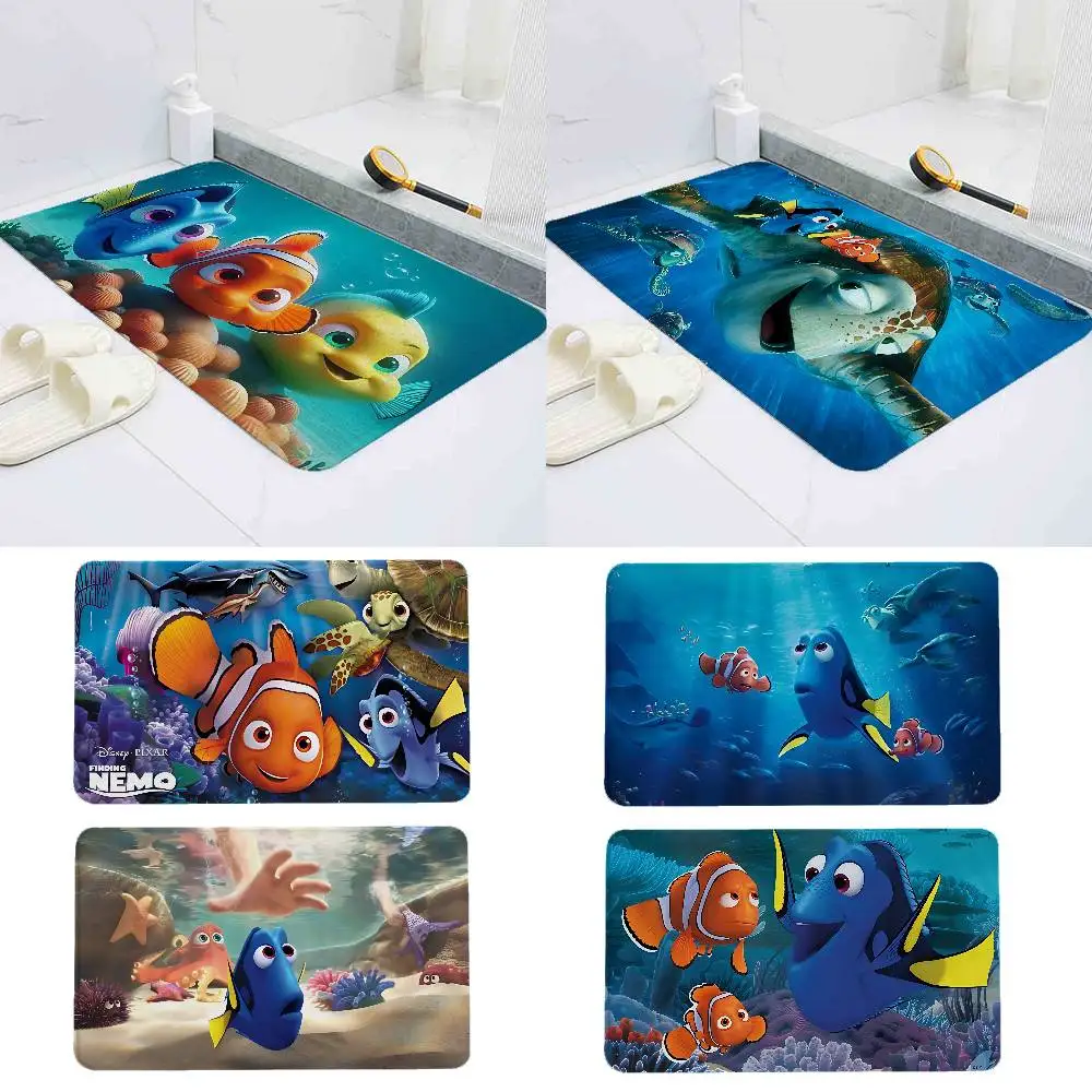 Tapis antidérapant pour salle de bain F-Finding N-NeMO, tapis de porte, décoration de la maison, tapis d'entrée, tapis de porte résistant aux rayures