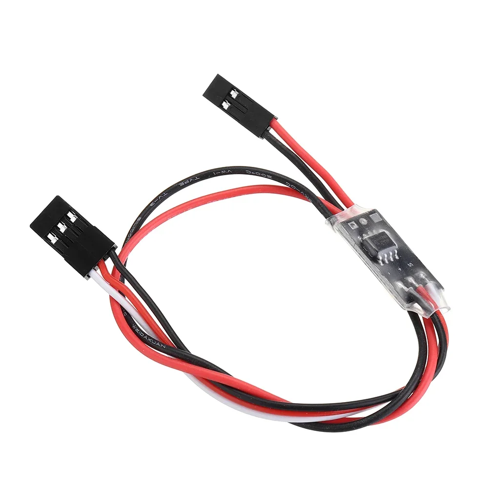 2.7A 1S Bidirectional Micro Brushed ESC 3.3-6V Winch Reversing with Overheat Out of Control Protection for RC Car Airplanes