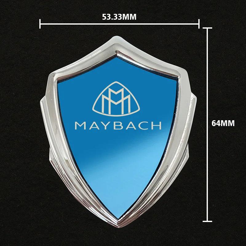 Car 3D Metal Flag Emblem Badge Decals Sticker Car Windows for Maybach S400 S500 S600 C-class E-class S-class