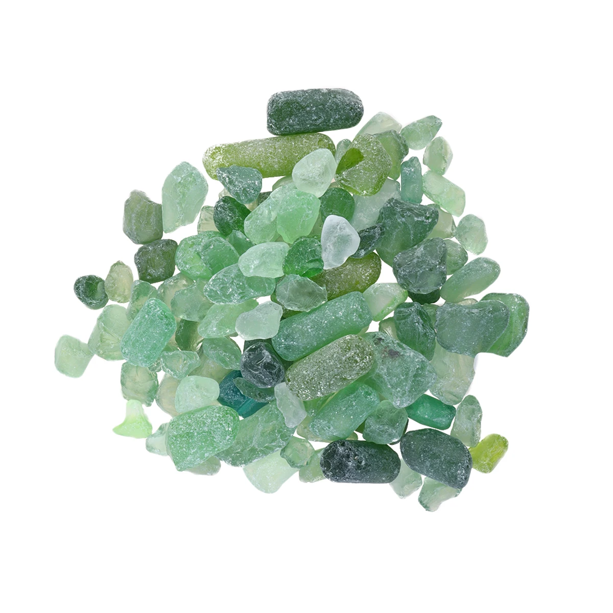 

1 Pack Natural Tumbled Crystal Gravel Stones Emerald Pebbles Fish Tank Flowerpot Decor Garden Ornament 500G Safe For Fresh Salt