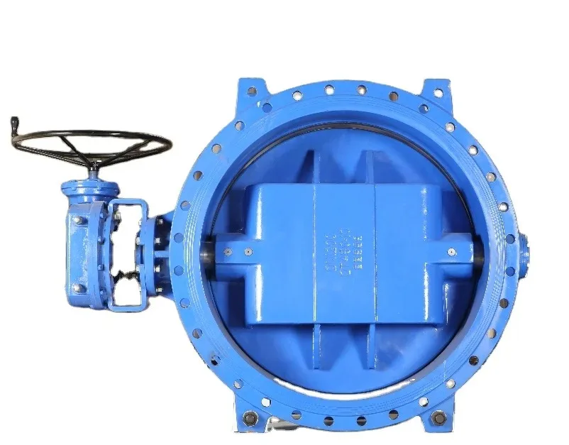 التوربينات مزدوجة غريب الأطوار لينة ختم شفة صمام فراشة DN700 DN800 DN900 DN1000 صمام فراشة غريب الأطوار المزدوج #1