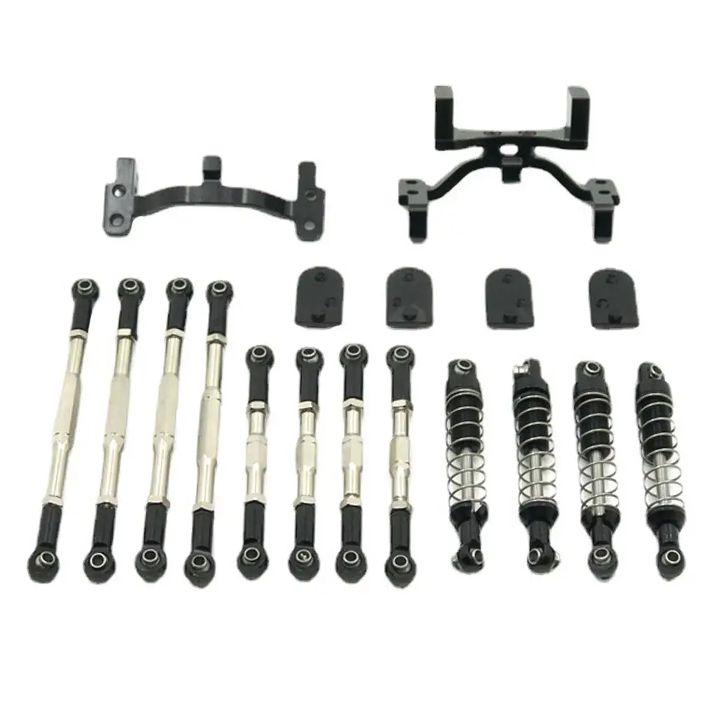 

Комплект из 14 деталей: модернизированные тяги амортизаторов и крепления для радиоуправляемых моделей автомобилей WPL C34 C44 масштаба 1/16