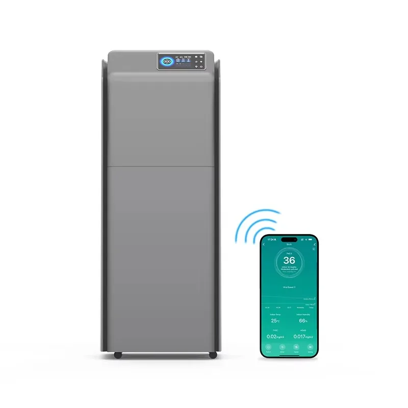 

WiFi Smart App Modern Air Purifier Hepa Filter With Activated Carbon