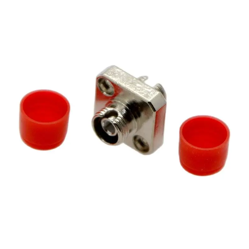 GONGFENG 10PCS Optical Fiber Connector Adapter FC/PC, FC/APC Zinc Alloy Square Coupler Flange  Special Wholesale