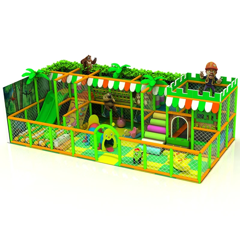 Customized Role Playhouse Indoor Playground Children'S Playground Shopping Mall Indoor Kids Soft Play Role Trampoline Park