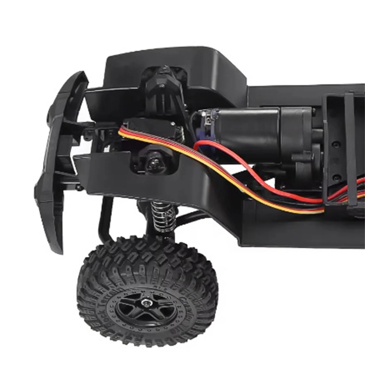 155mm 6.10inch Wheelbase Assembled Frame Chassis Front Rear Axles Gearbox for TRX4M 1/18 AX-8560