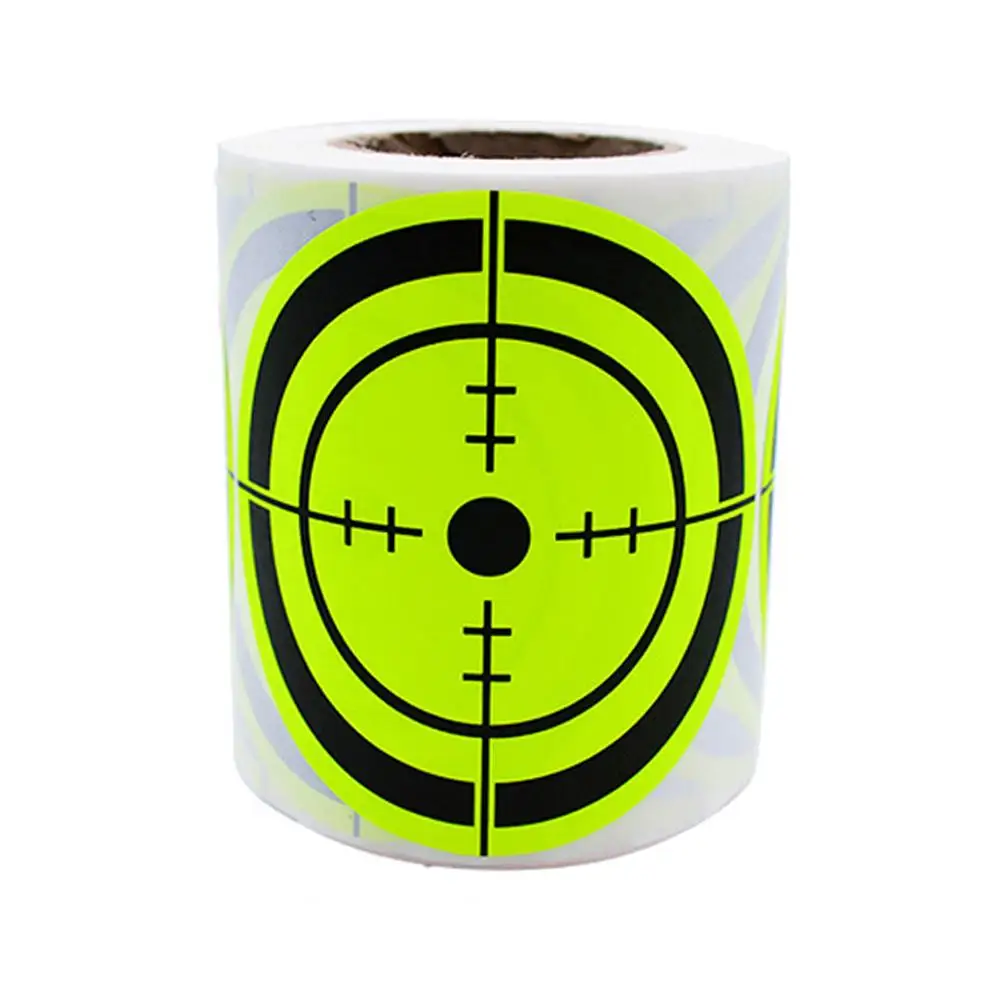 Shooting Targets 200Pcs Shooting Exercises Splatter Training Self Target Adhesive Stickers Fluorescent Targets Supplies Pap D4L0