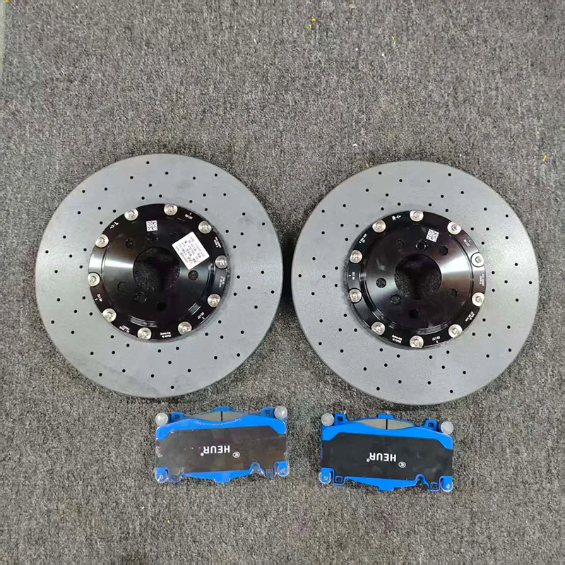Hot Selling Carbon Fiber Ceramic Brake Disc Rotors Upgraded For Bronco Escape Explorer Equator Everest Mustang Ranger Raptor