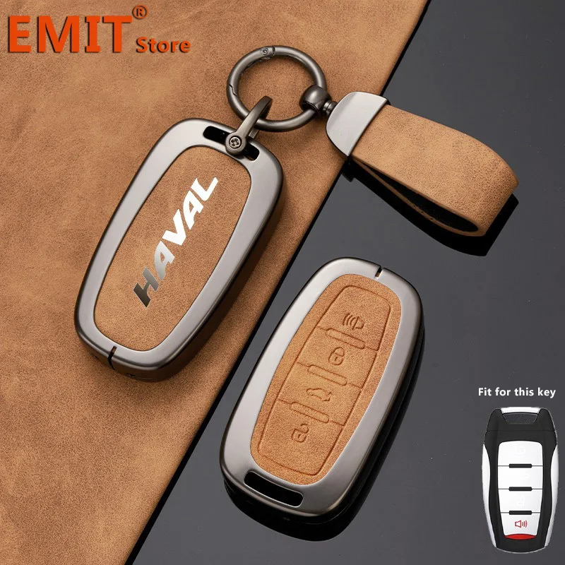 Car Key Case for Great Wall Haval Hover H1 H6 H7 H4 H9 F5 F7 H2S GMW Coupe Remote Cover Shell Keychain Ring Fob Accessories