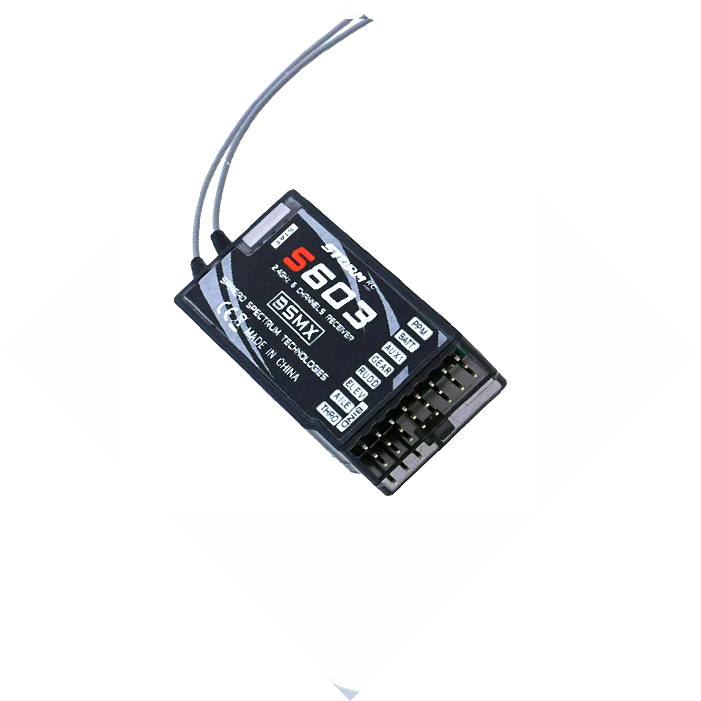 Receptor RC S603 de 6 canais para transmissor Spektrum DX6i DX7 DX8 JR DSX7 DSX9 DSMX DSM2 Transmissor