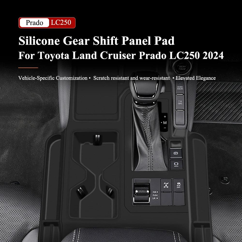 

Silicone Gear Shift Panel Protective Pad For Toyota Land Cruiser Prado LC250 2024 Only Suitable for Right-hand Drive Driving