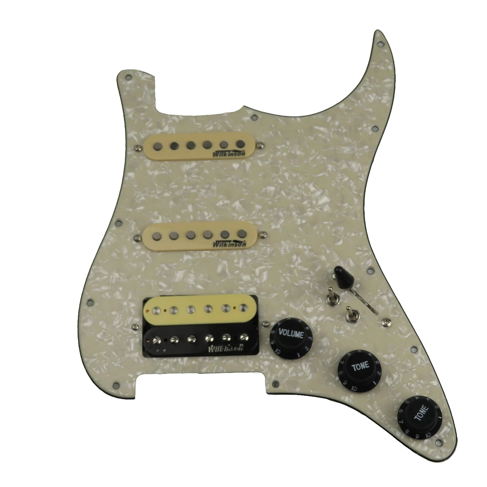 

7 Way Type Fully Loaded Guitar Pickup Prewired Pickguard Pickup SSH Wilkinson Single Coil Humbucker Pickup