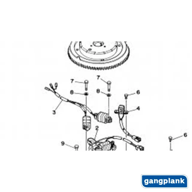 Outboard Engine Flywheel Rotor Assy for Yamaha 6H2-85550-00