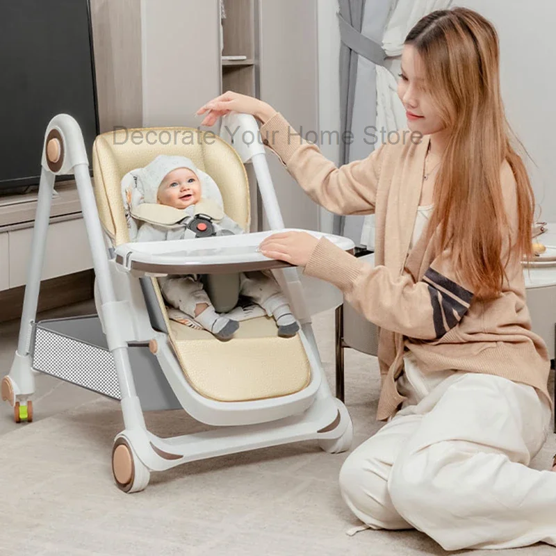 

Baby Infant Toddler Portable Seat Lift Dining Chairs Foldable Home Use Dining Chairs Sillas De Comedor Home Furniture HYDC