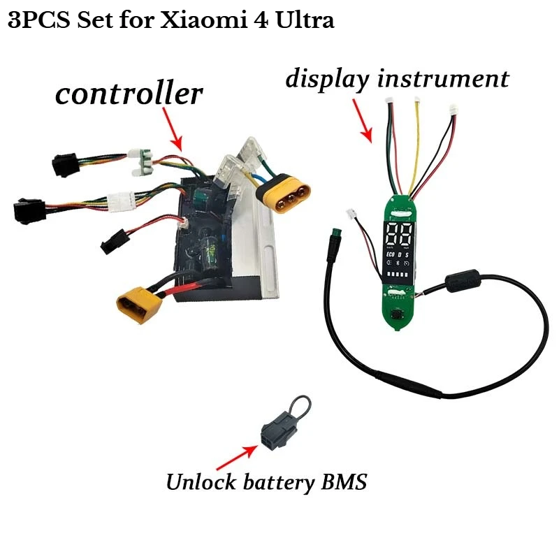 Verbessertes 55 km/h E-Scooter-Controller-Kit für Xiaomi 4 Ultra E-Scooter, Geschwindigkeitsfreischaltung, selbstlernendes Motor-Motherboard als Ersatz.