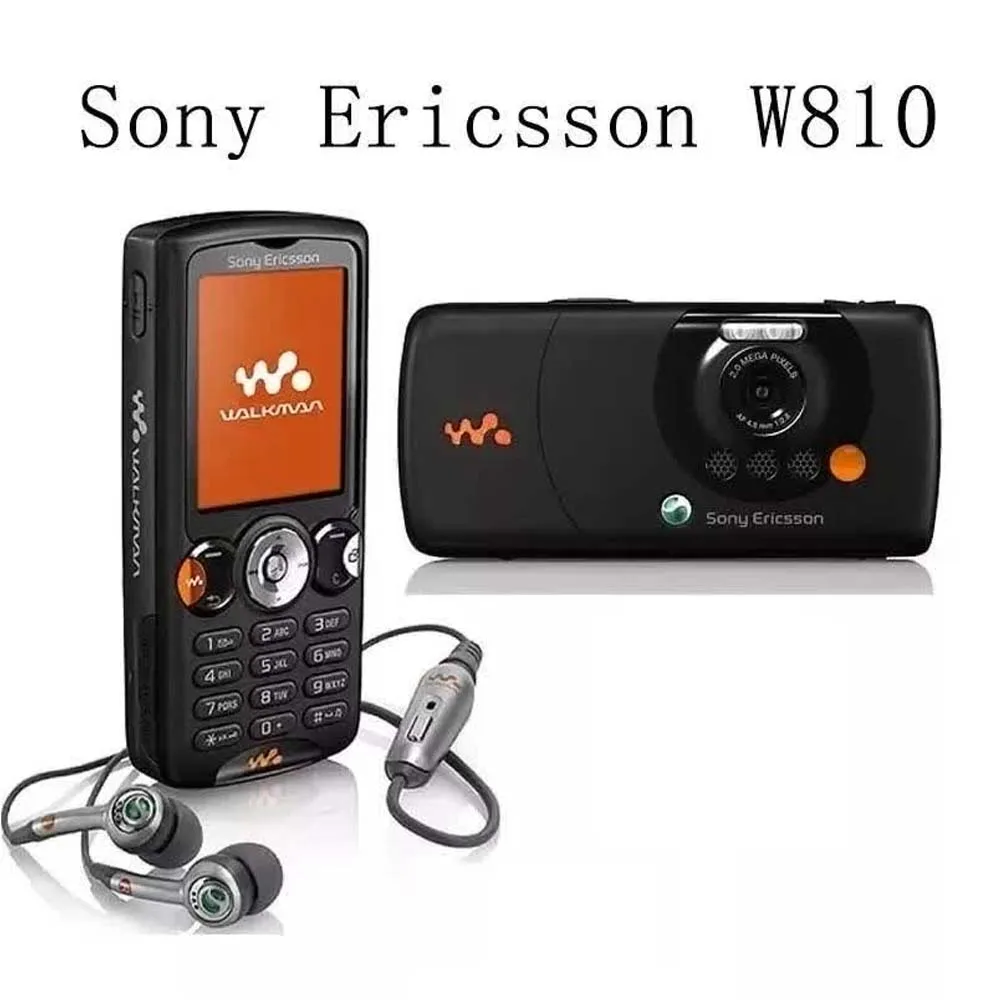 Original Unlocked Sony Ericsson W810 W810i W810C Original Unlocked Bluetooh Radio Cell phone