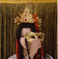 Heavenly Officials Bless Crown Prince Joy God Yue Shen's Hair Crown Xie Lian Hair Crown Prop Handmade Cosplay Accessories