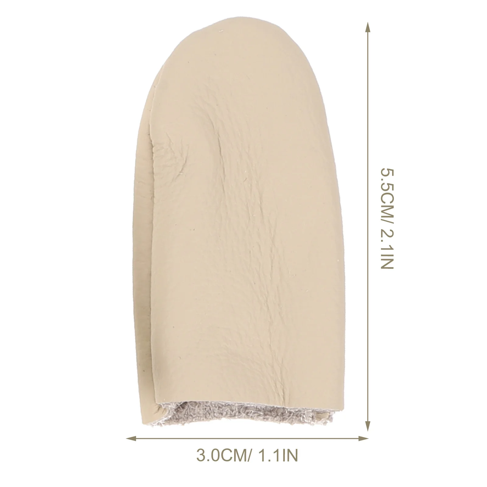 

10 Pcs Thimble Finger Protector Cot Knitting Pu Cover Sewing Felting Random Color Thumb Index Practical DIY Craft Gift