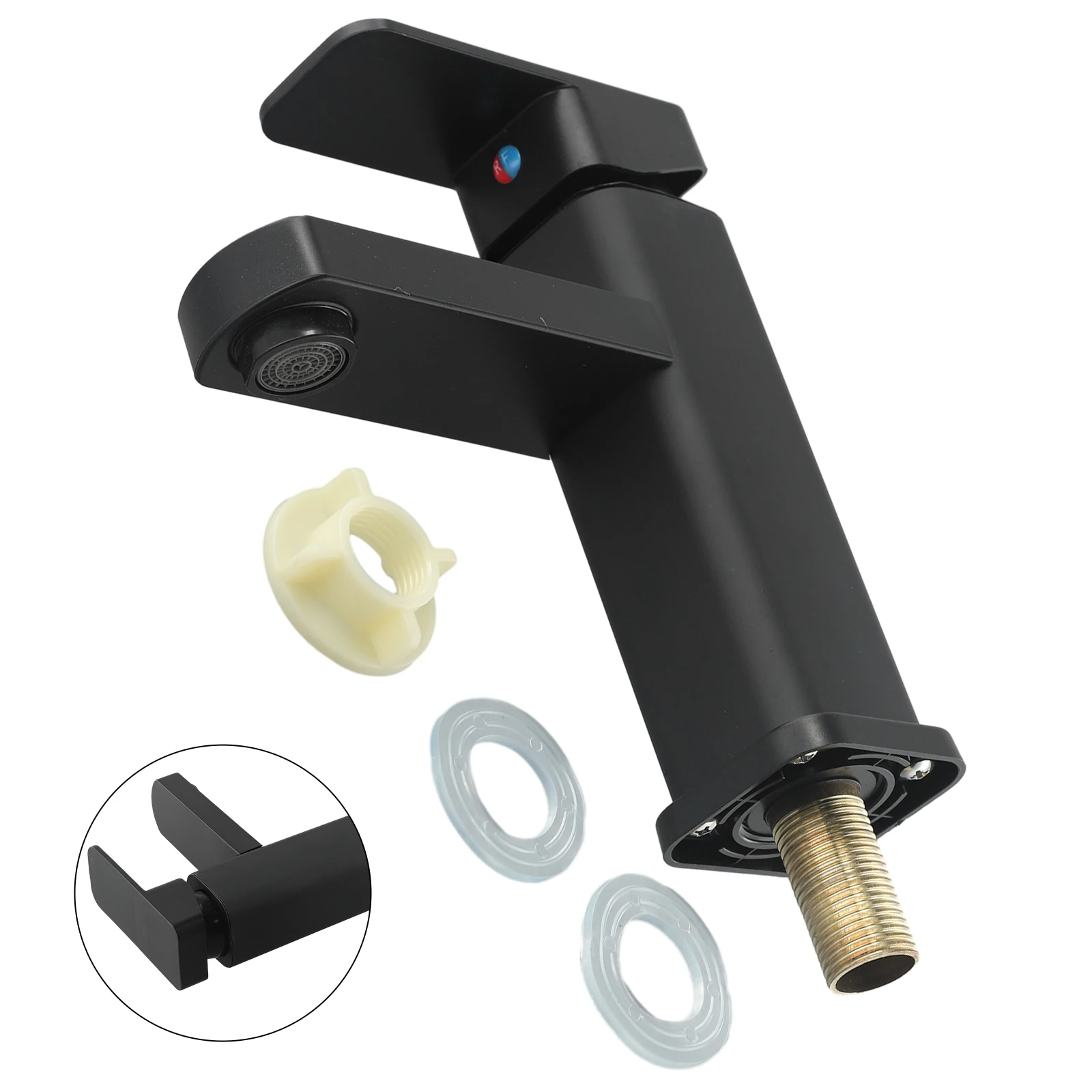 

1PC Sink Single Cold Mixer Faucet Basin Faucet Stainless Steel Basin Faucet Chrome Plated Faucet Bathroom Accessories