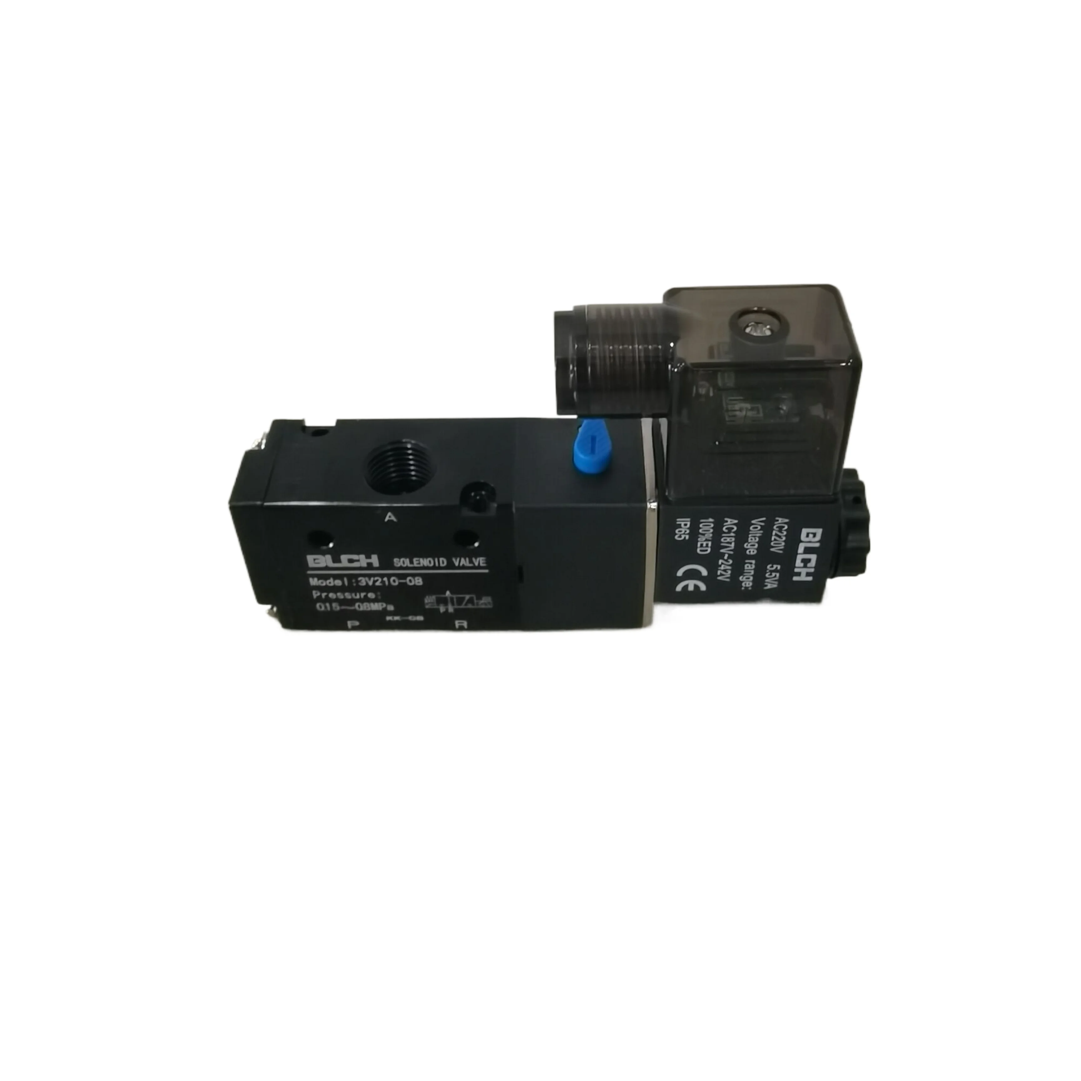 

Type Valve 3V210-08 AC220V Pneumatic Valves Solenoid Valve 3V Series 1/8'' Nozzle Diameter