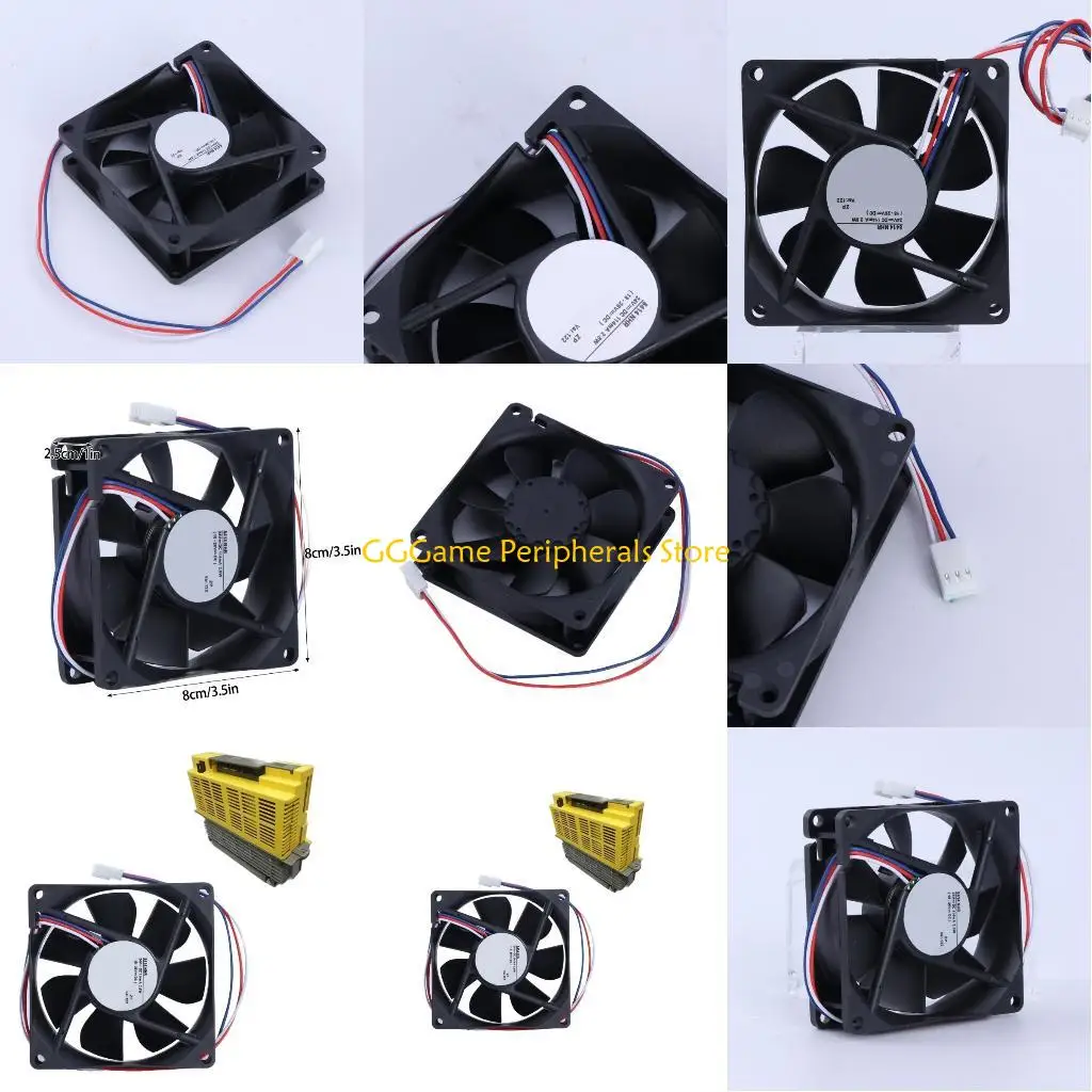 

U55B New Original Inverters Drive Fan 8cm 8414 NHR 24V 114mA 2.8W 3Pin Inverter Cooling Fan