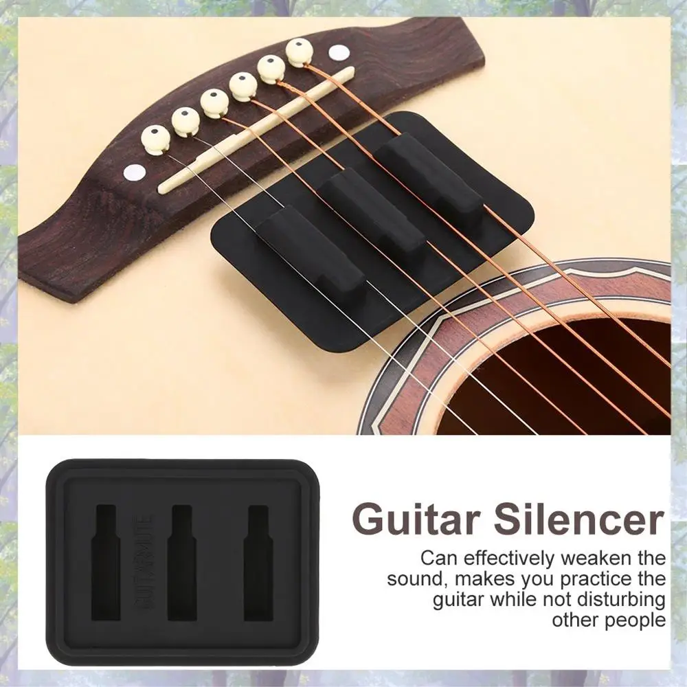 Ballads Acoustic Classical Guitar Mute Pad Silicone Practice Guitar Silencer Musical Instruments Guita Parts & Accessories