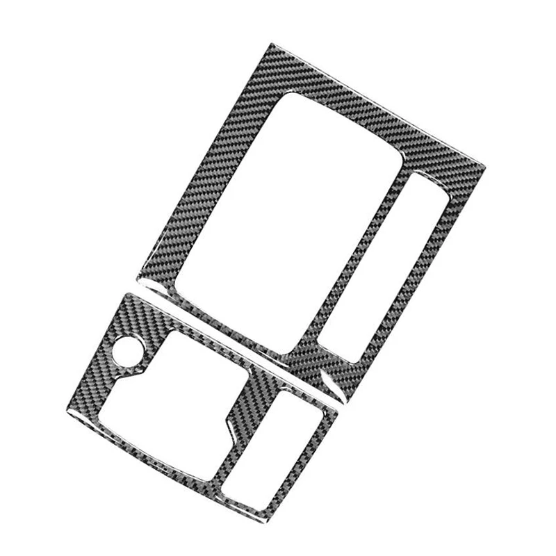 Penutup Panel persneling mobil, Aksesori Interior mobil serat karbon untuk Mazda 3 Axela 2014 2015 2016 2017