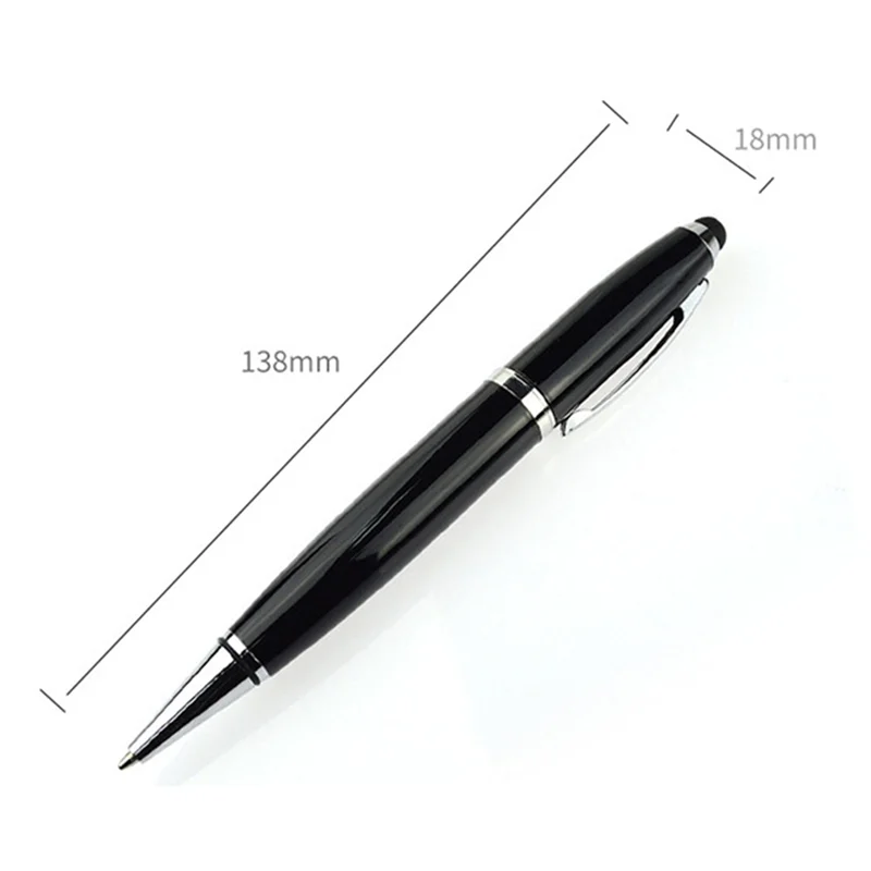 N11R Elegant Metal Ballpoint Pen With 32GB USB Flash Drive, USB 2.0 Pen Drive - Convenient Data Carrier