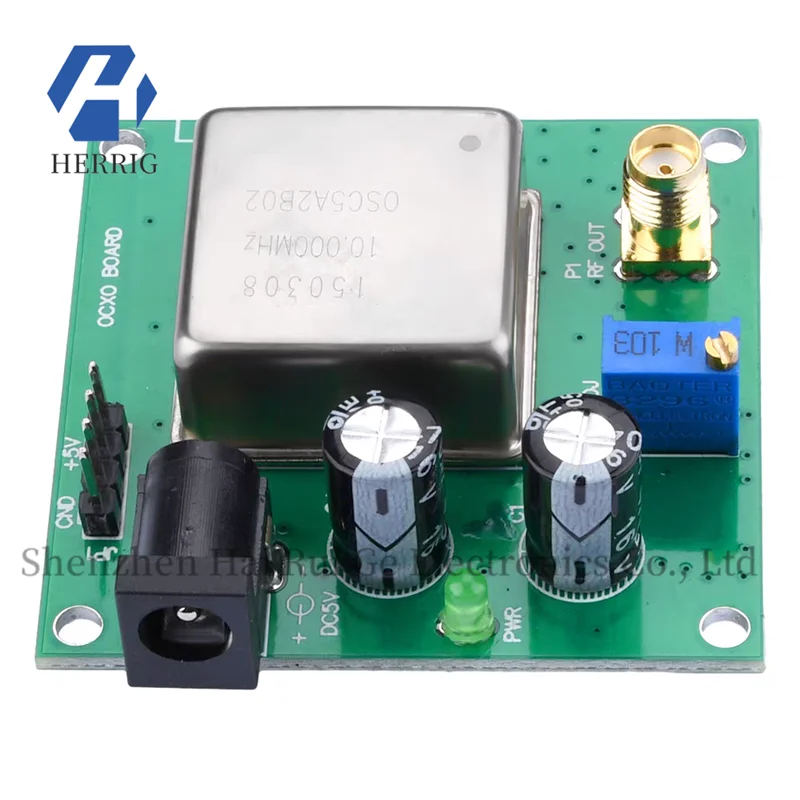 10MHz sine wave output reference board constant temperature crystal frequency reference module sine wave output SMA interface