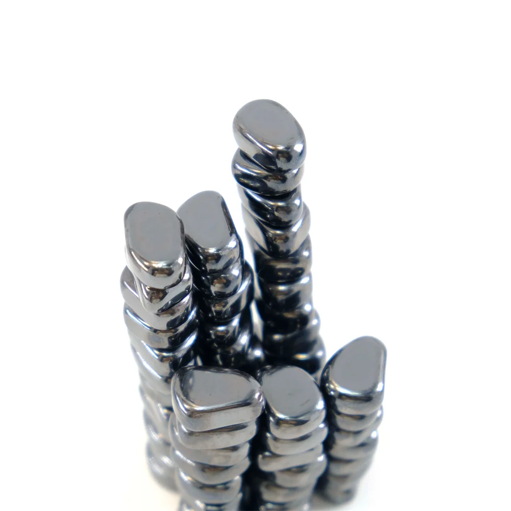 20 قطعة مجموعات حبل المغناطيس مصقول غير النظامية الأسود Lodestone وظيفية كتلة مغناطيسية تخفيف الإجهاد مغناطيس الثلاجة 2026 جديد