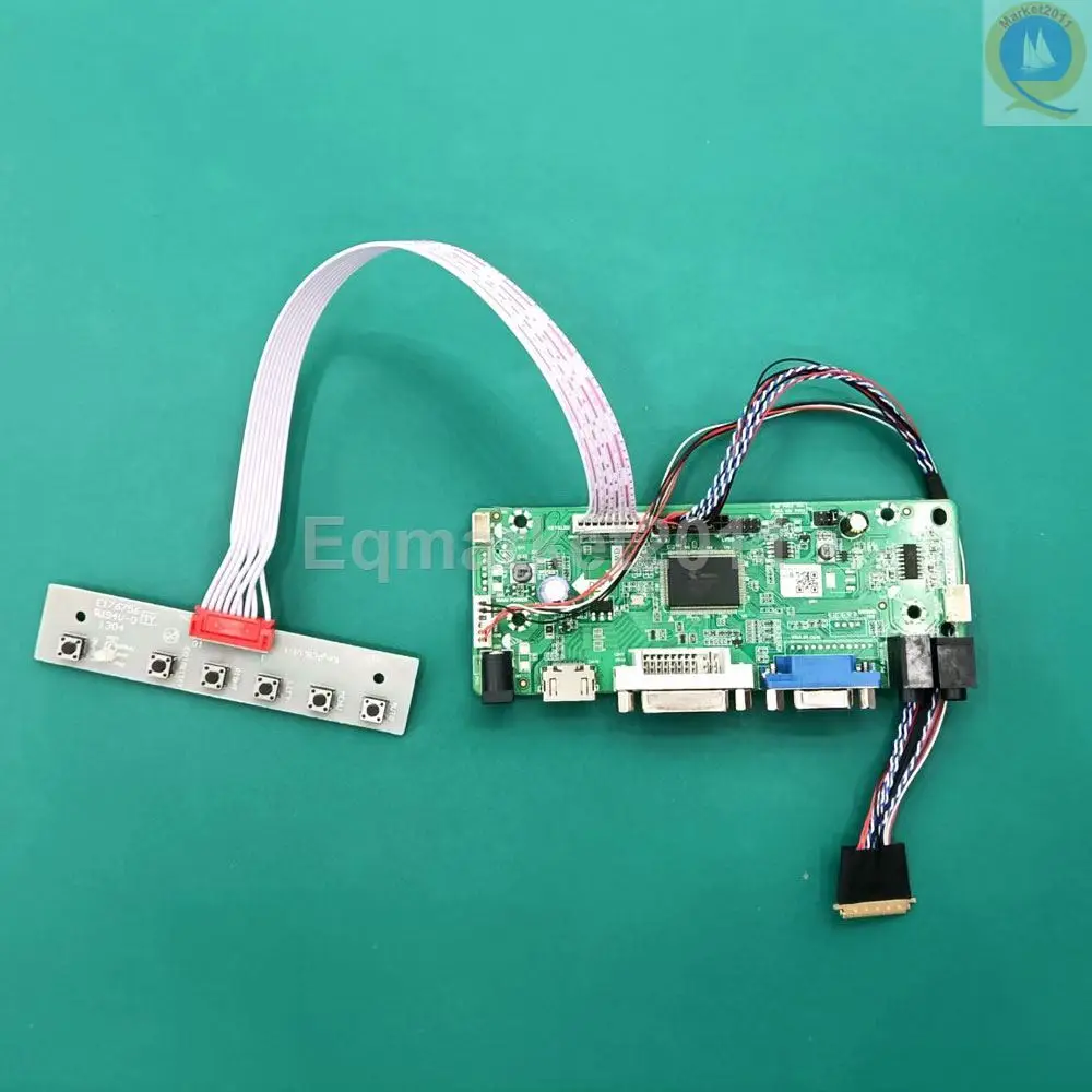 B156XTT01.0 B156XTT01.2 1366X768 15.6" LVDS Screen LCD Driver Controller Board Monitor Kit For HDMI-compatible+DVI+VGA+Audio