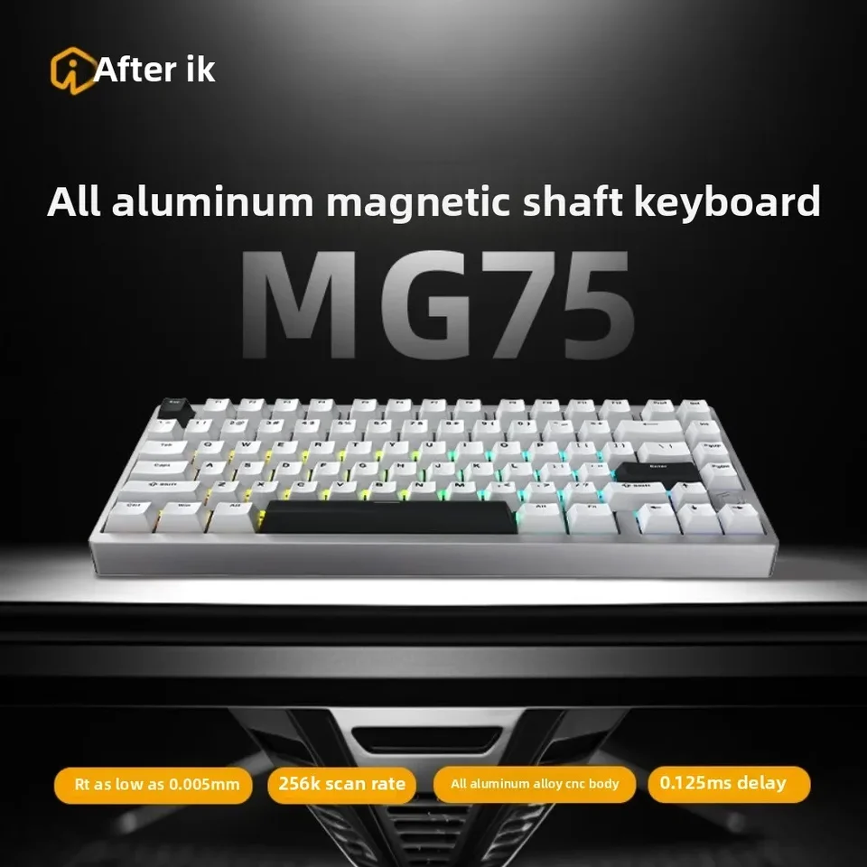 IROK MG75 PRO magnetic axis mechanical keyboard all aluminum CNC
