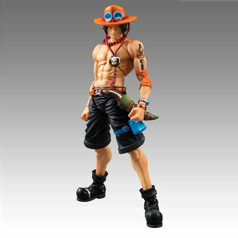 18CM Anime Figure One Piece Action Ace Fire Fist Escal D Ace Luffy Brother Toys Japan Anime Collectible Figurines PVC Model Toy