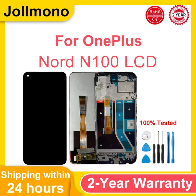 

BE2013 BE2015 BE2011 BE2012 Premium Lcd For OnePlus Nord N100 Display Touch Screen Digitizer Panel Assembly Lcd With Frame