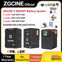 ZGCINE ZG-V99 V160 V50 S95 S150 S200 X50 X99 X160 V-마운트 배터리 V-락 배터리 (아푸처, 고독스 LED 조명, 소니, 캐논 카메라용)