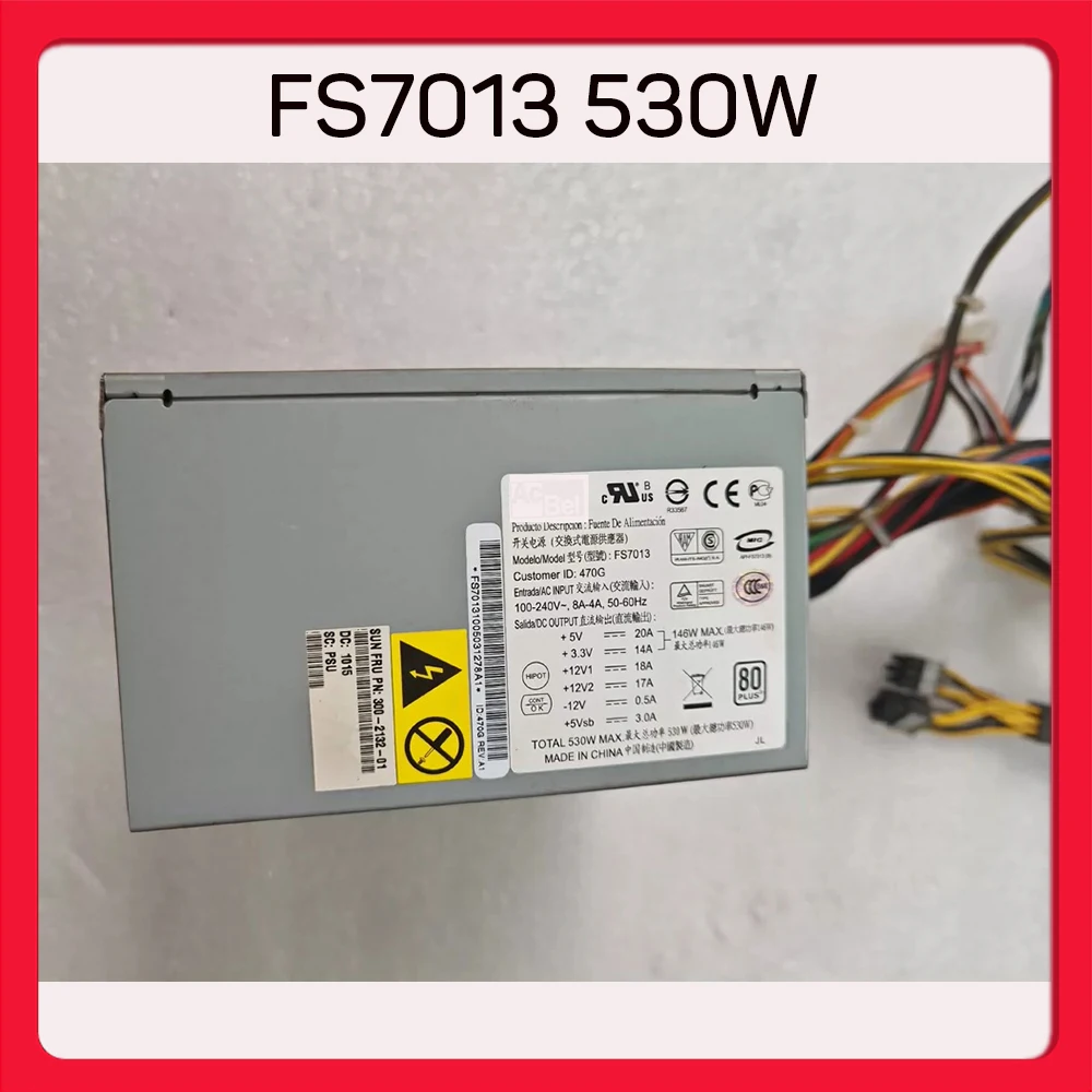 For SUN Ultra 00-2132 U24 U27 Power Supply FS7013 530W