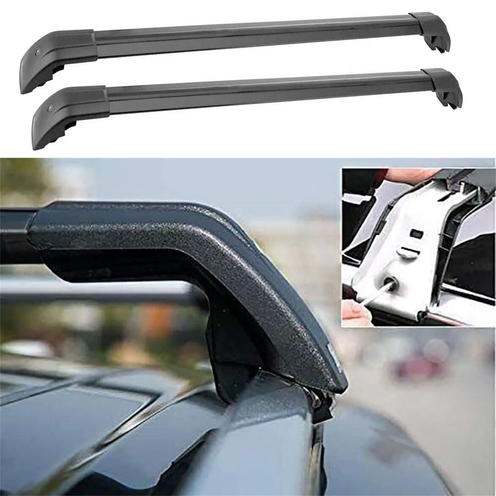 2Pcs Roof Racks Cross Bars Crossbar Fits for BYD SEAL U（SONG Plus EV ）（SONG Plus dmi）2023 2024