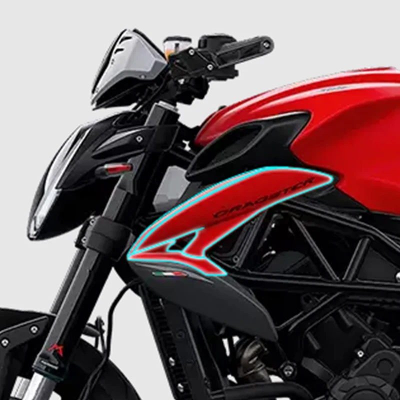 For MV Agusta Dragster 800 Invisible car clothes TPU fuel tank transparent protective film on the body modified accessories